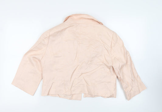 Fenn Wright Manson Womens Pink Jacket Blazer Size 16 - Open