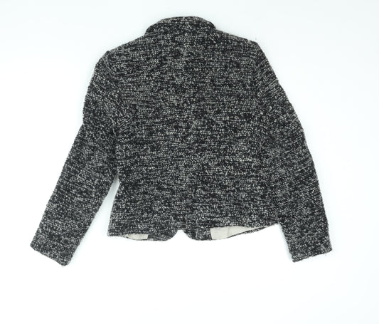 Per Una Womens Black Jacket Size 12 Button