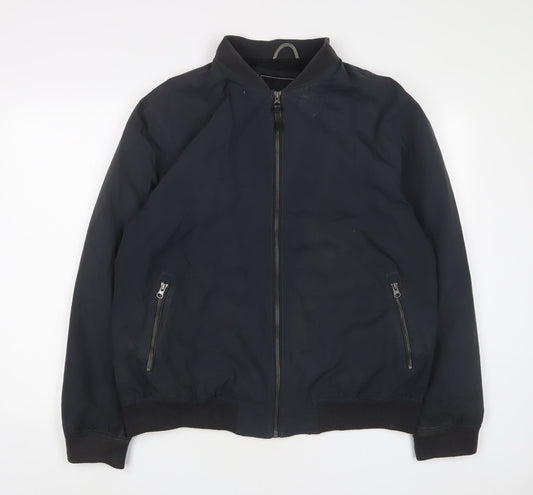 Additional front view of Red Herring men’s blue jacket, size XL, zip