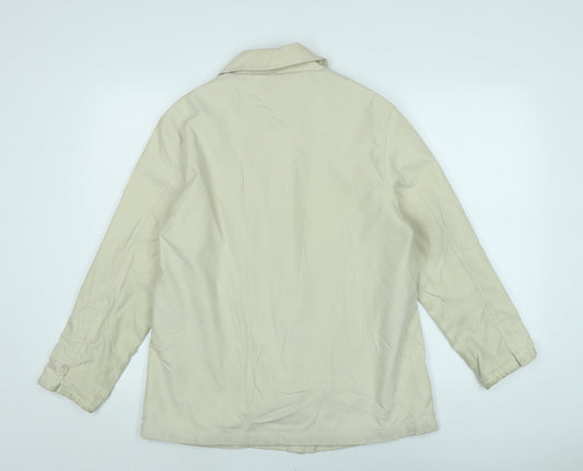 BHS Womens Ivory Jacket Size 12 Button