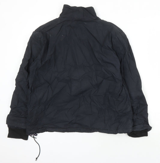 NICOLE FARHI Womens Black Jacket Size 12 Snap - Half closure