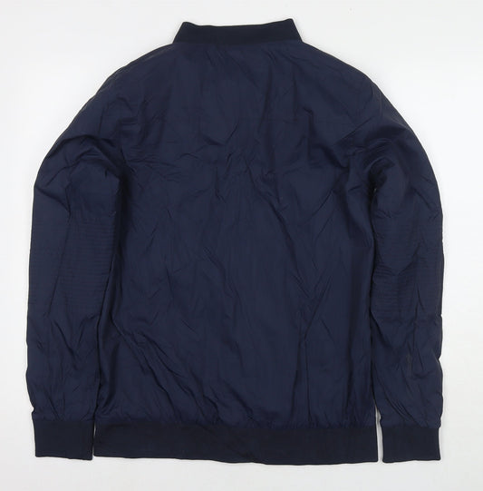 Avenue Mens Blue Jacket Size M Zip