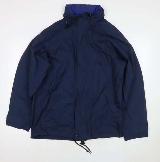 Tenson Mens Blue Jacket Size S Zip