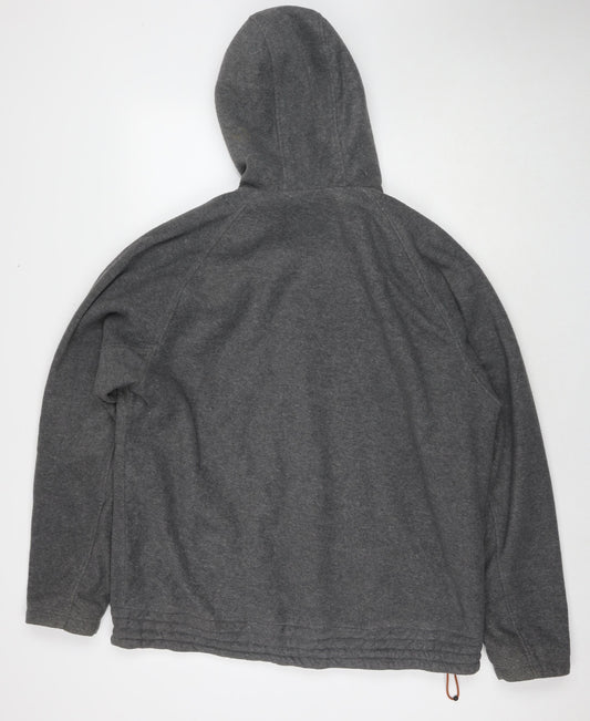 Reebok Mens Grey Jacket Size M Zip