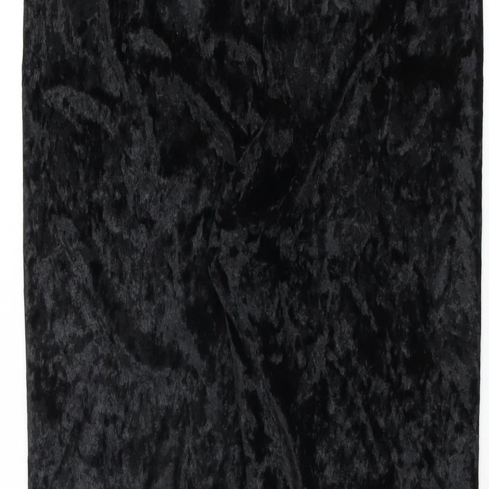 Per Una Womens Black Polyester Pedal Pusher Leggings Size 12 L26 in