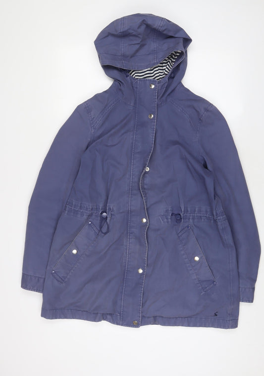 Jack Wills Womens Purple Jacket Size 12 Zip