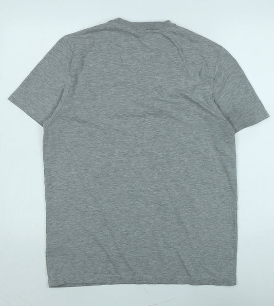 ASOS Mens Grey Cotton T-Shirt Size M Crew Neck