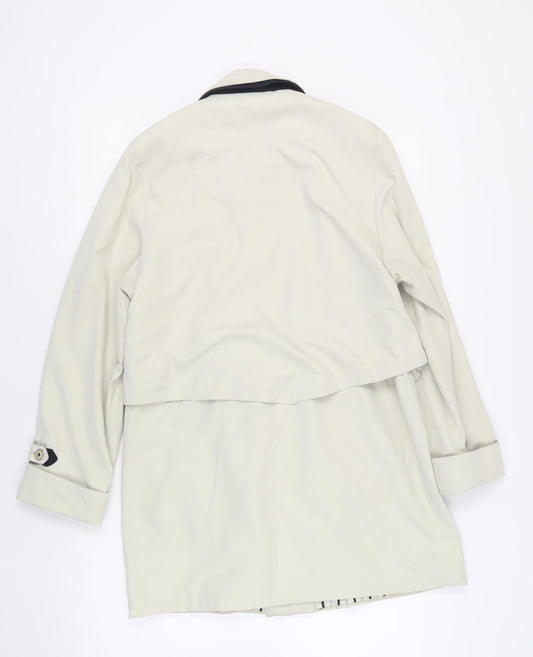 Perfect Wear Womens Beige Jacket Size 8 Buckle