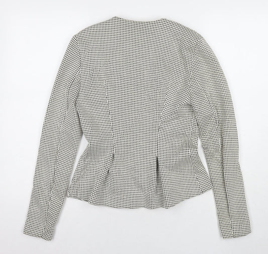 River Island Womens Green Jacket Blazer Size 10 Zip