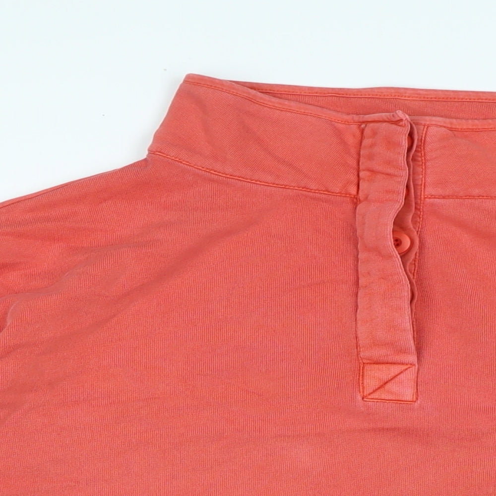 Seasalt Cornwall Womens Pink Cotton Pullover Sweatshirt Size 20 Button - Seasalt Cornwall