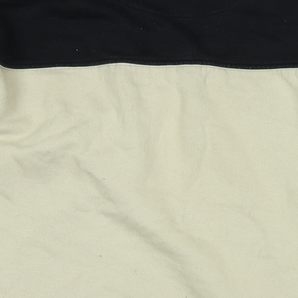 Brand and care label for Lee Cooper men’s beige polyester pullover sweatshirt, size M, - lee cooper