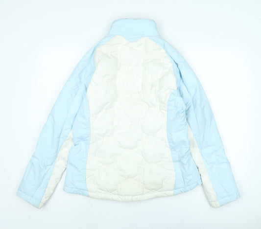 Helly Hanson Womens White Puffer Jacket Jacket Size M Zip - Helly Hanson