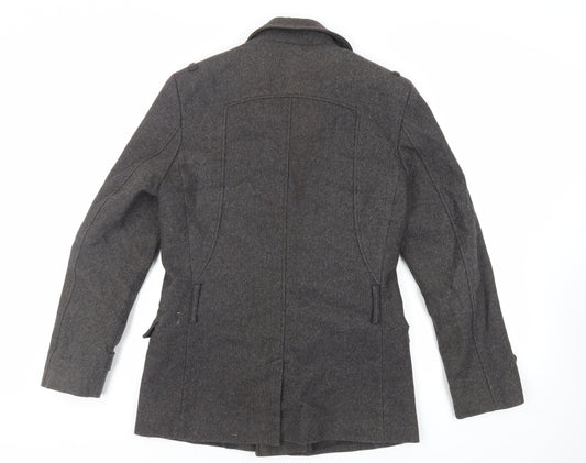 River Island Mens Grey Jacket Size S Zip