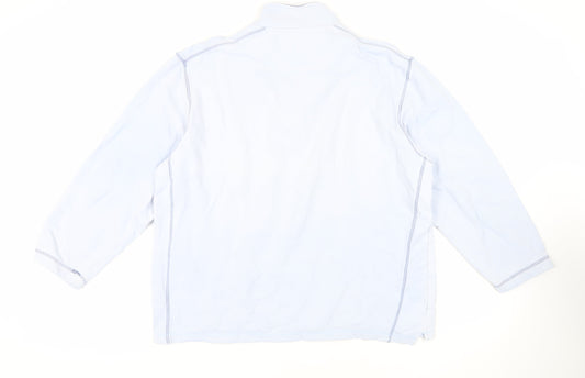 Crew Clothing Mens Blue Cotton Pullover Sweatshirt Size L - Logo