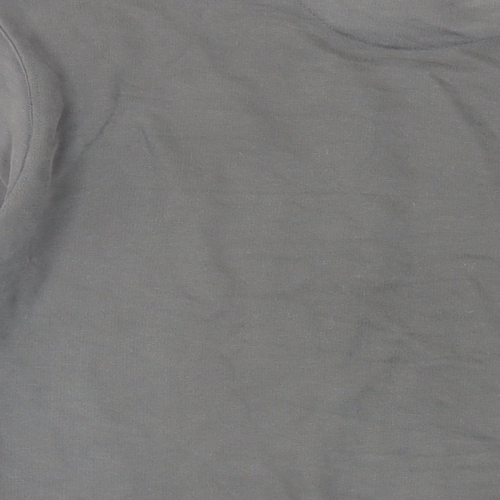 Jack Wills Mens Grey Cotton Pullover Sweatshirt Size S - Logo