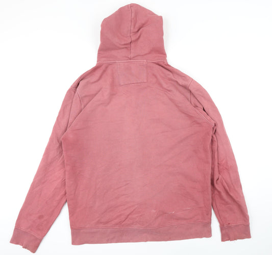 Crew Clothing Womens Pink Polyester Full Zip Hoodie Size XL