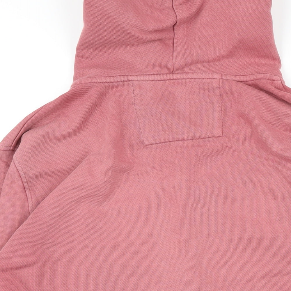 Crew Clothing Womens Pink Polyester Full Zip Hoodie Size XL