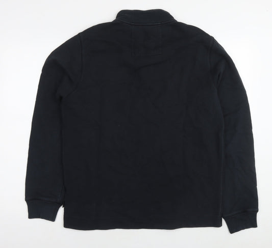 Boss Womens Black Cotton Pullover Hoodie Size L Pullover