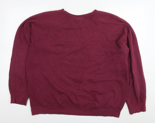 Seattle Womens Purple Cotton Pullover Sweatshirt Size L Pullover - Tiger