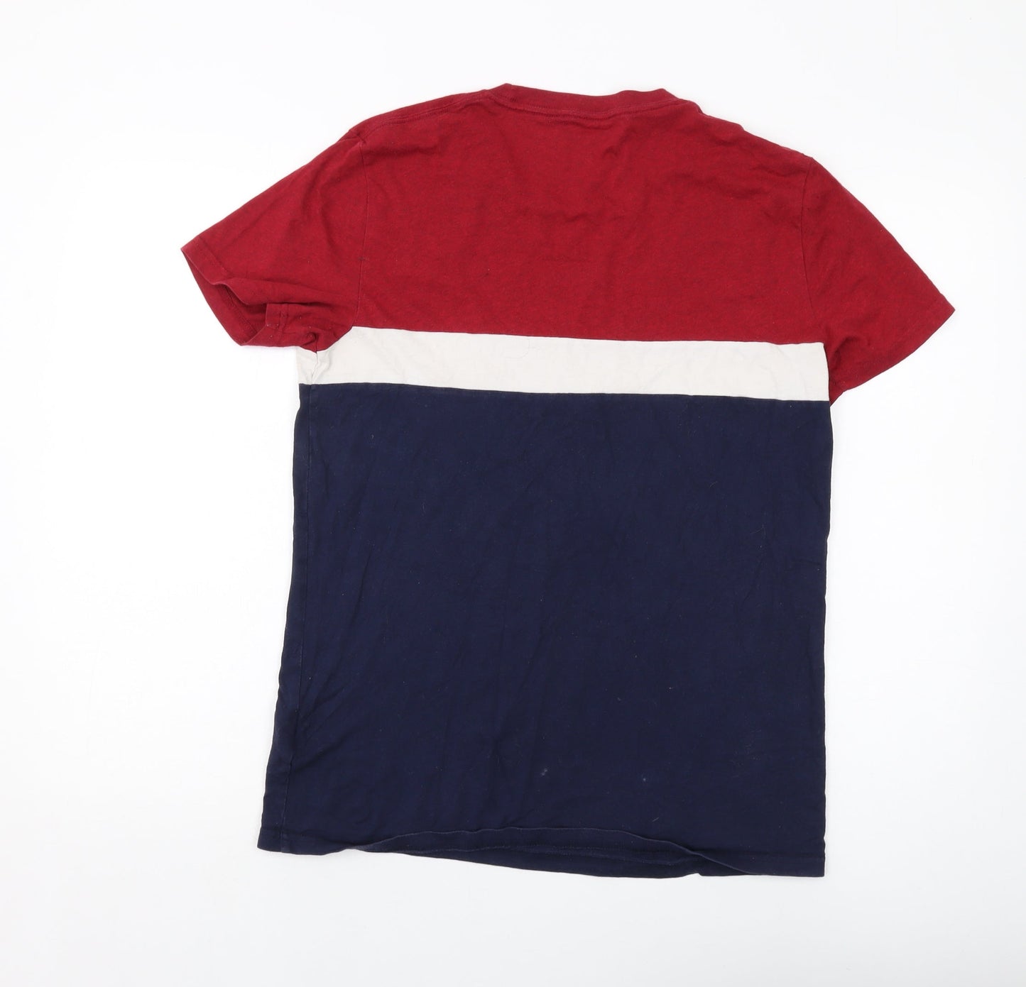 Hollister Mens Blue Cotton T-Shirt Size S Crew Neck