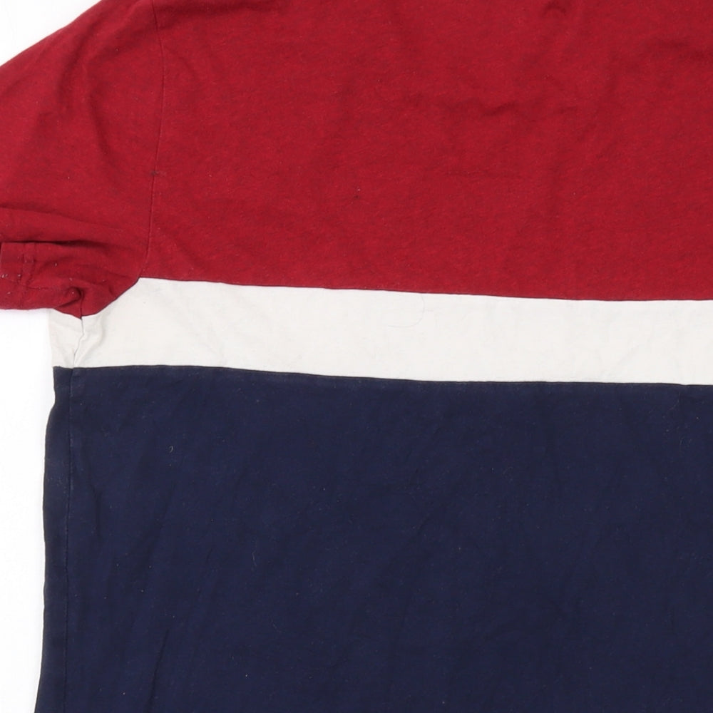 Hollister Mens Blue Cotton T-Shirt Size S Crew Neck