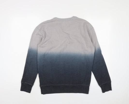 Hollister Mens Blue Cotton Pullover Sweatshirt Size XS