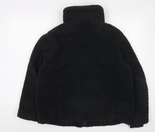 H&M Womens Black Jacket Size M Zip