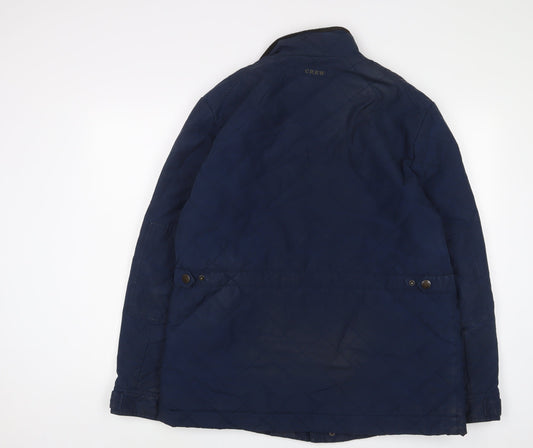 Crew Clothing Mens Blue Jacket Size L Zip