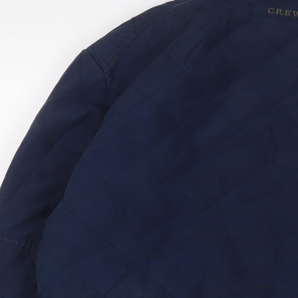 Crew Clothing Mens Blue Jacket Size L Zip