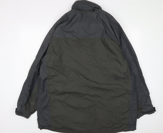 Mountain Life Mens Green Jacket Coat Size XL Zip