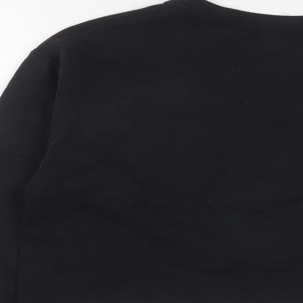 Missguided Womens Black Cotton Pullover Sweatshirt Size S Pullover - Oakland