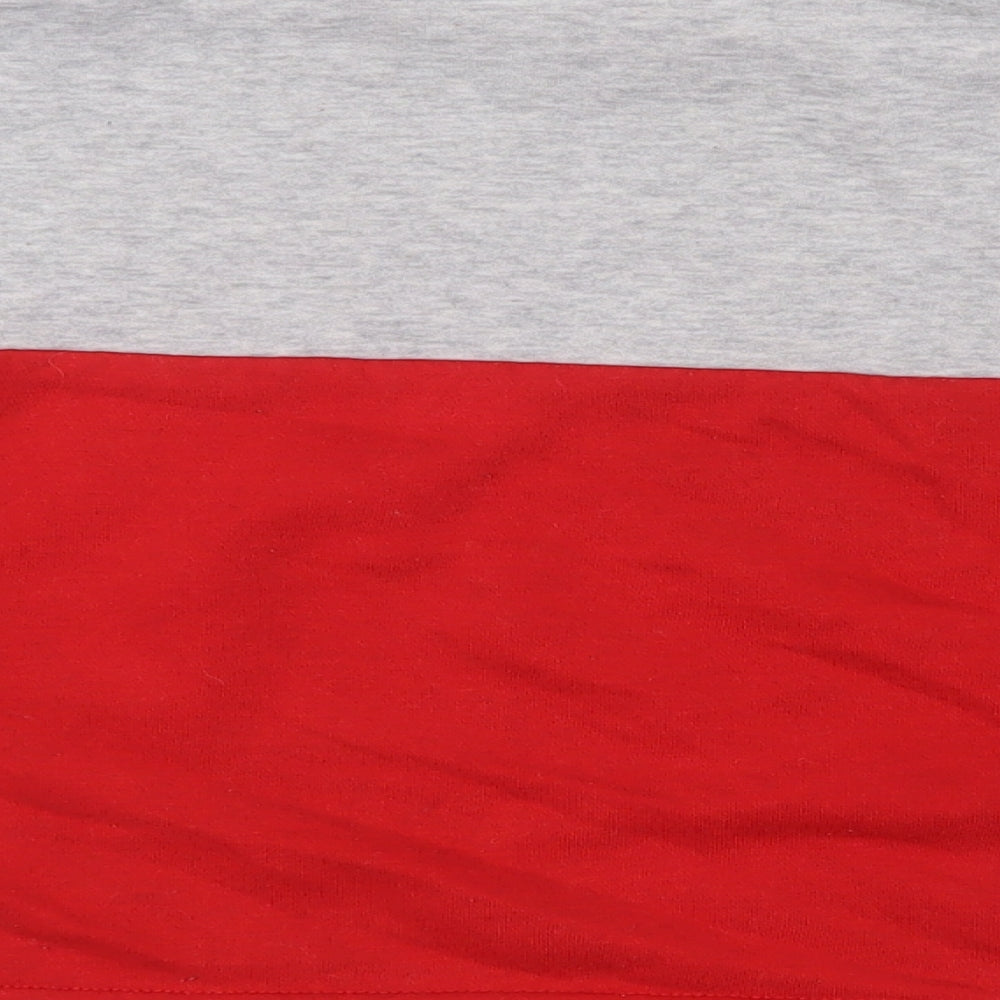Disney Womens Red Cotton Pullover Sweatshirt Size M Pullover - Mickey Mouse