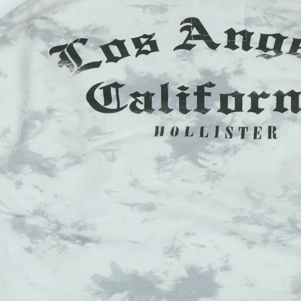 Hollister Mens White Cotton Pullover Sweatshirt Size XS - Hollister