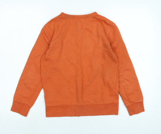 Gap Boys Orange Cotton Pullover Sweatshirt Size L - Gap
