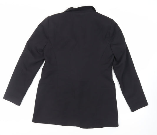 Select Womens Black Jacket Blazer Size 10 - Open