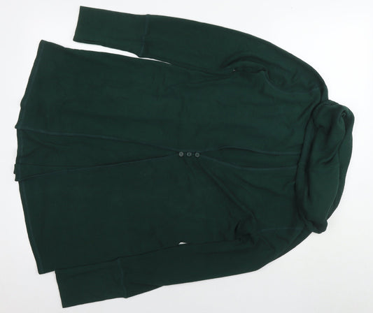Cable & Gauge Womens Green Polyester Pullover Sweatshirt Size S Pullover