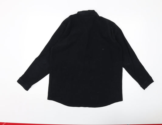 Rohan Womens Black Polyester Pullover Sweatshirt Size L Zip