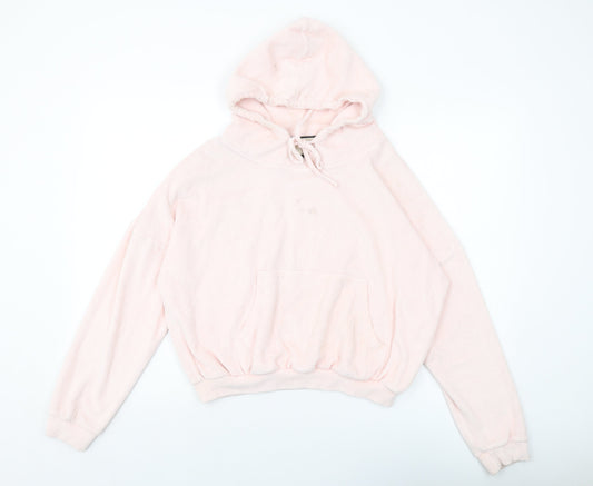 Prévu Womens Pink Cotton Pullover Hoodie Size 6 Pullover
