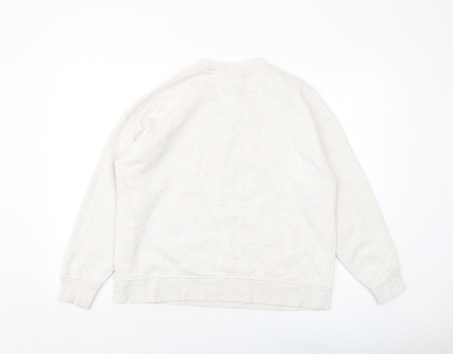 Disney Womens Ivory Cotton Pullover Sweatshirt Size 12 Pullover - Pooh