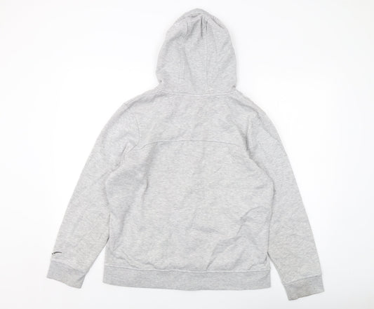 LA Gear Womens Grey Polyester Full Zip Hoodie Size 16 Zip