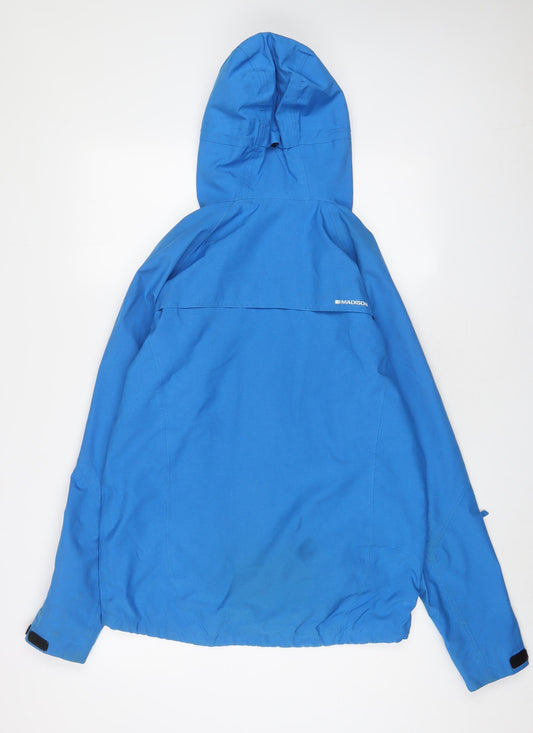 Madison Mens Blue Jacket Size S Zip