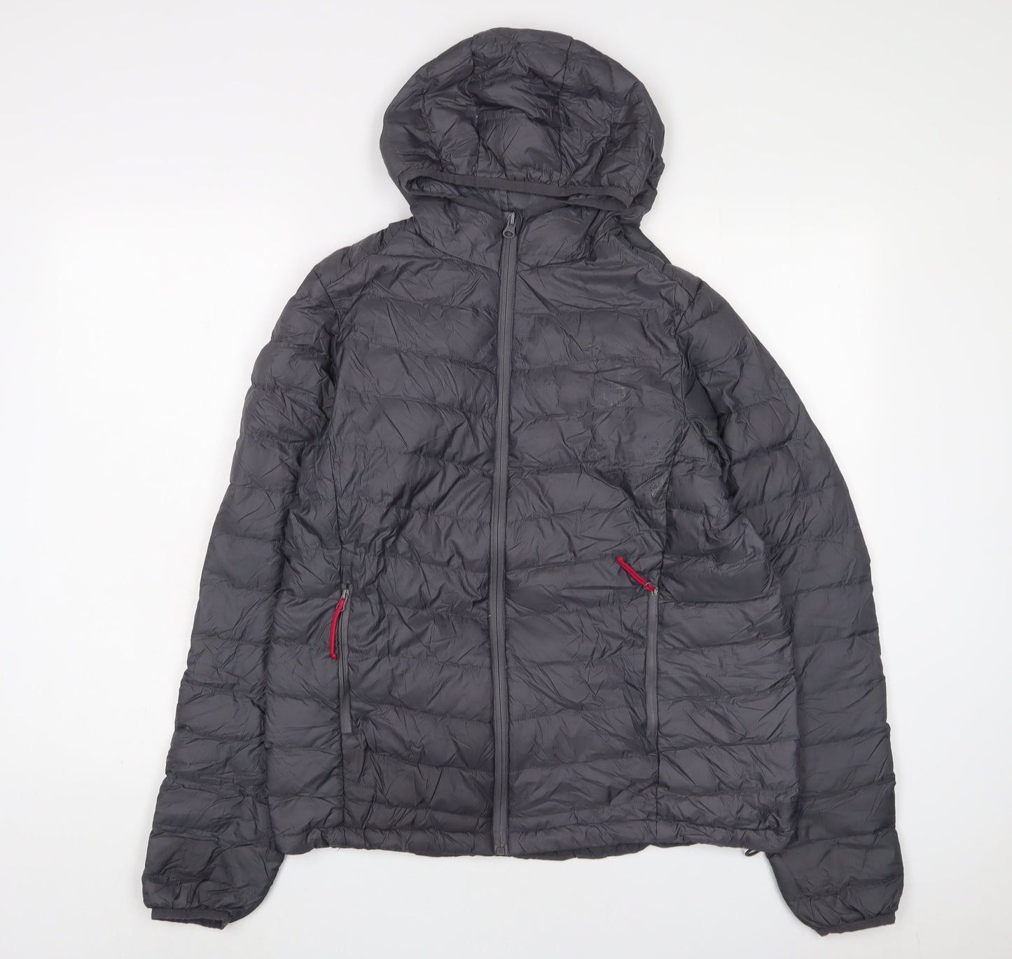 Hi Gear Womens Grey Puffer Jacket Jacket Size 14 Zip