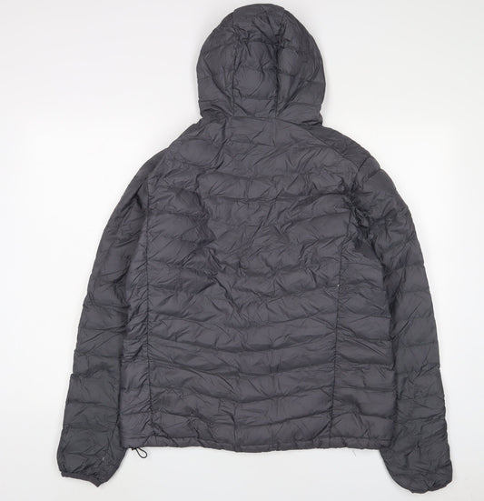 Hi Gear Womens Grey Puffer Jacket Jacket Size 14 Zip