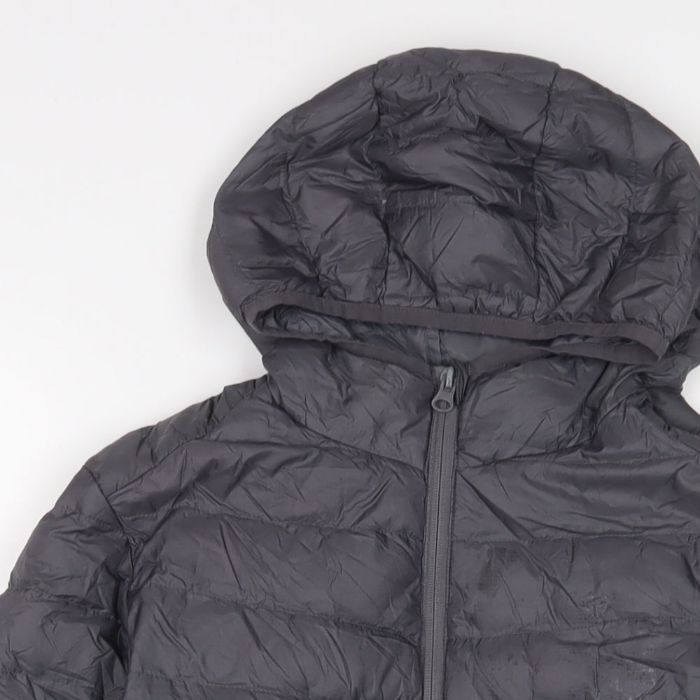 Hi Gear Womens Grey Puffer Jacket Jacket Size 14 Zip