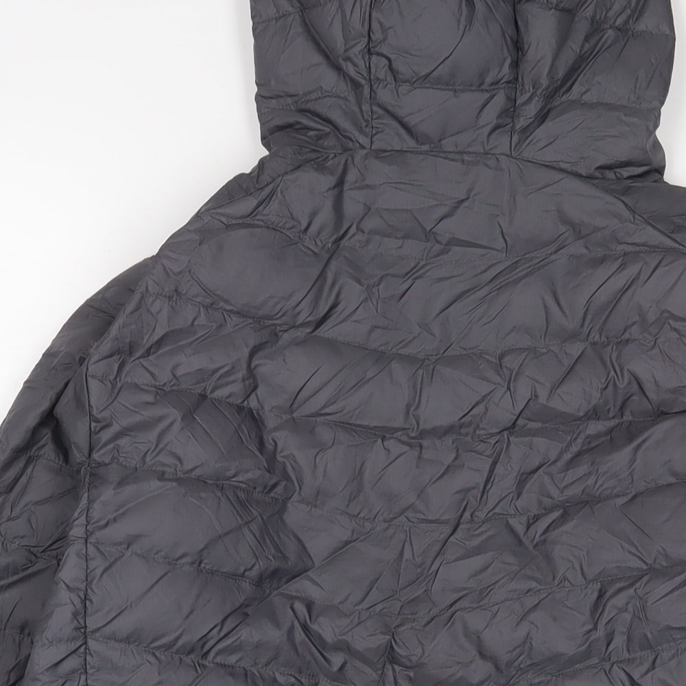 Hi Gear Womens Grey Puffer Jacket Jacket Size 14 Zip