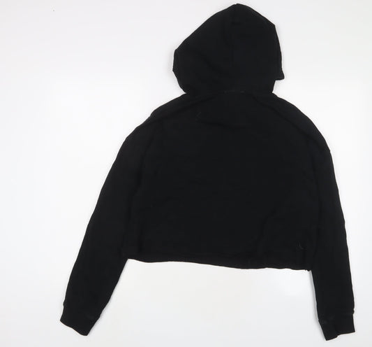 USCAPE APPAREL Womens Black Cotton Pullover Hoodie Size M Pullover - New York University