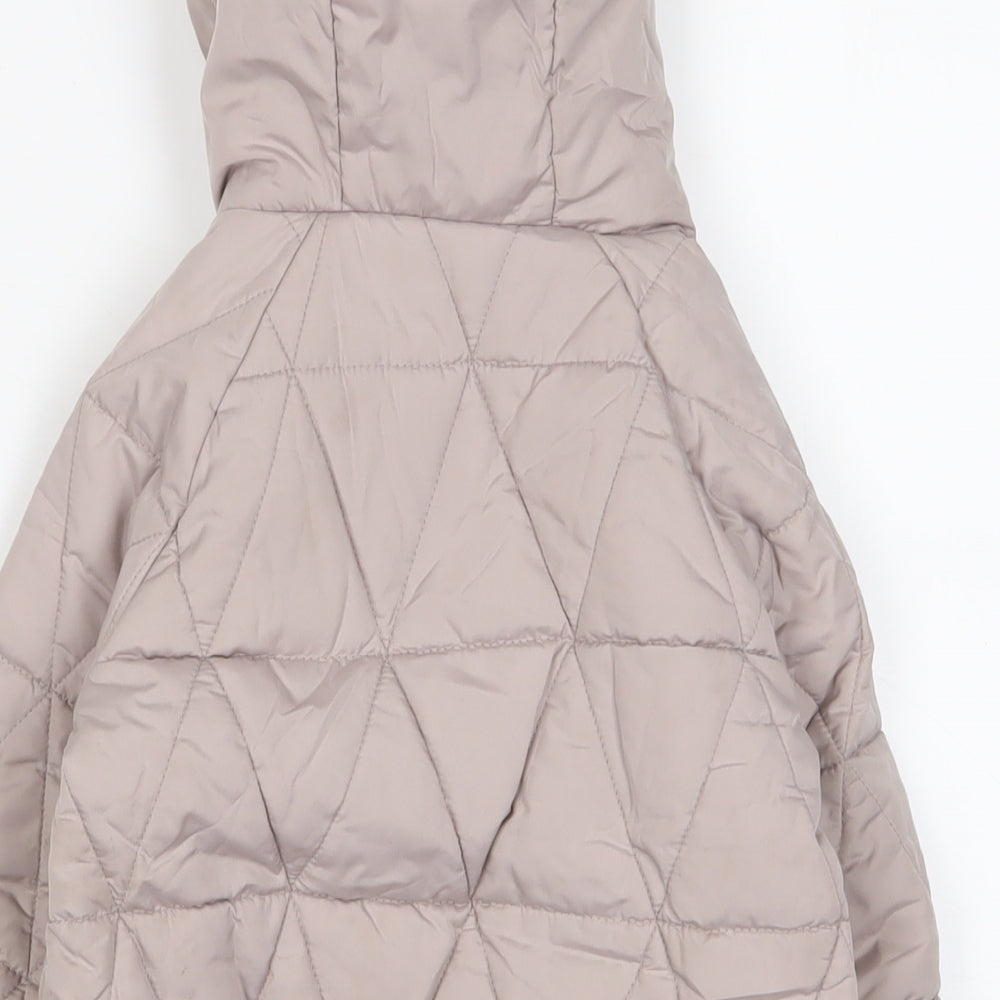 Gap Girls Pink Quilted Coat Size 3 Years Zip