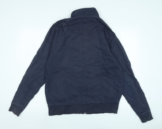 Crew Clothing Mens Blue Jacket Size L - Logo
