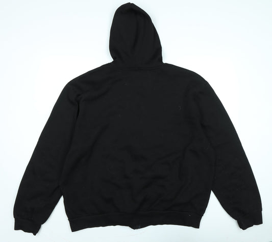 Lee Cooper Mens Black Jacket Size 3XL Zip - Logo