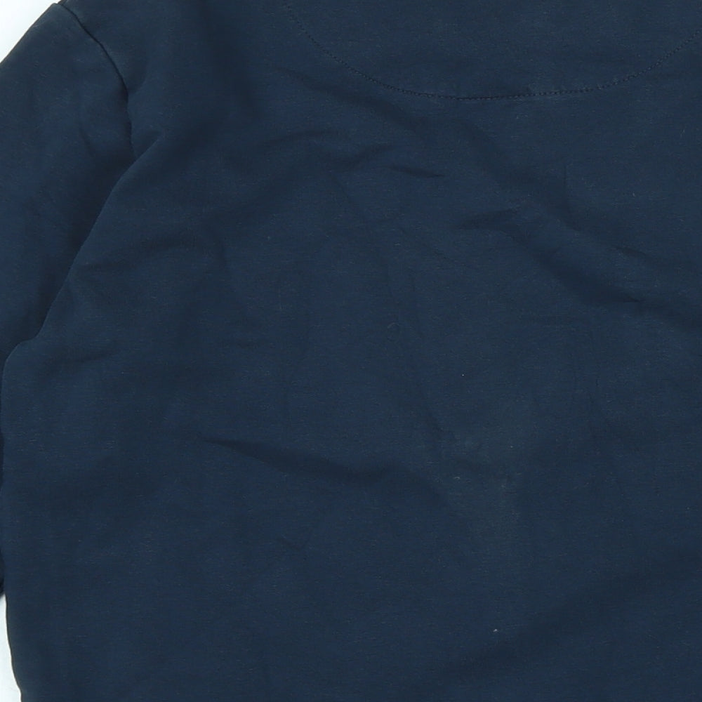 Brand and care label for Only & Sons women’s blue polyester pullover sweatshirt, size XS, - logo